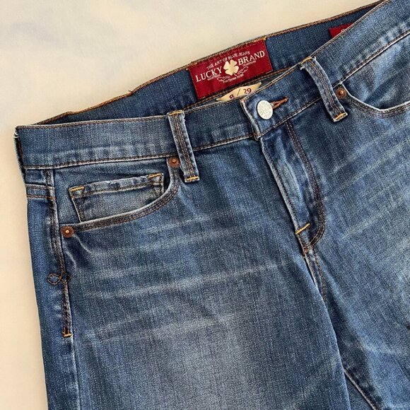 Lucky Sofia Boot Cut Dark Wash Denim Jeans - Picture 3 of 8